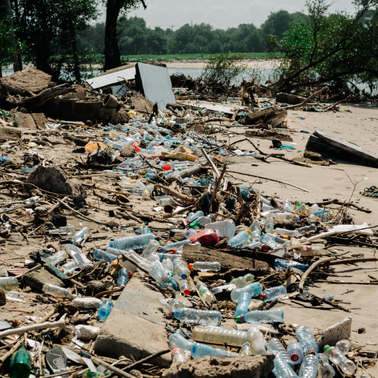 Pollution clean up Labadi beach