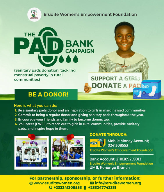 Support Project iMenstruate and Provide Menstrual Dignity for Ghanaian Girls